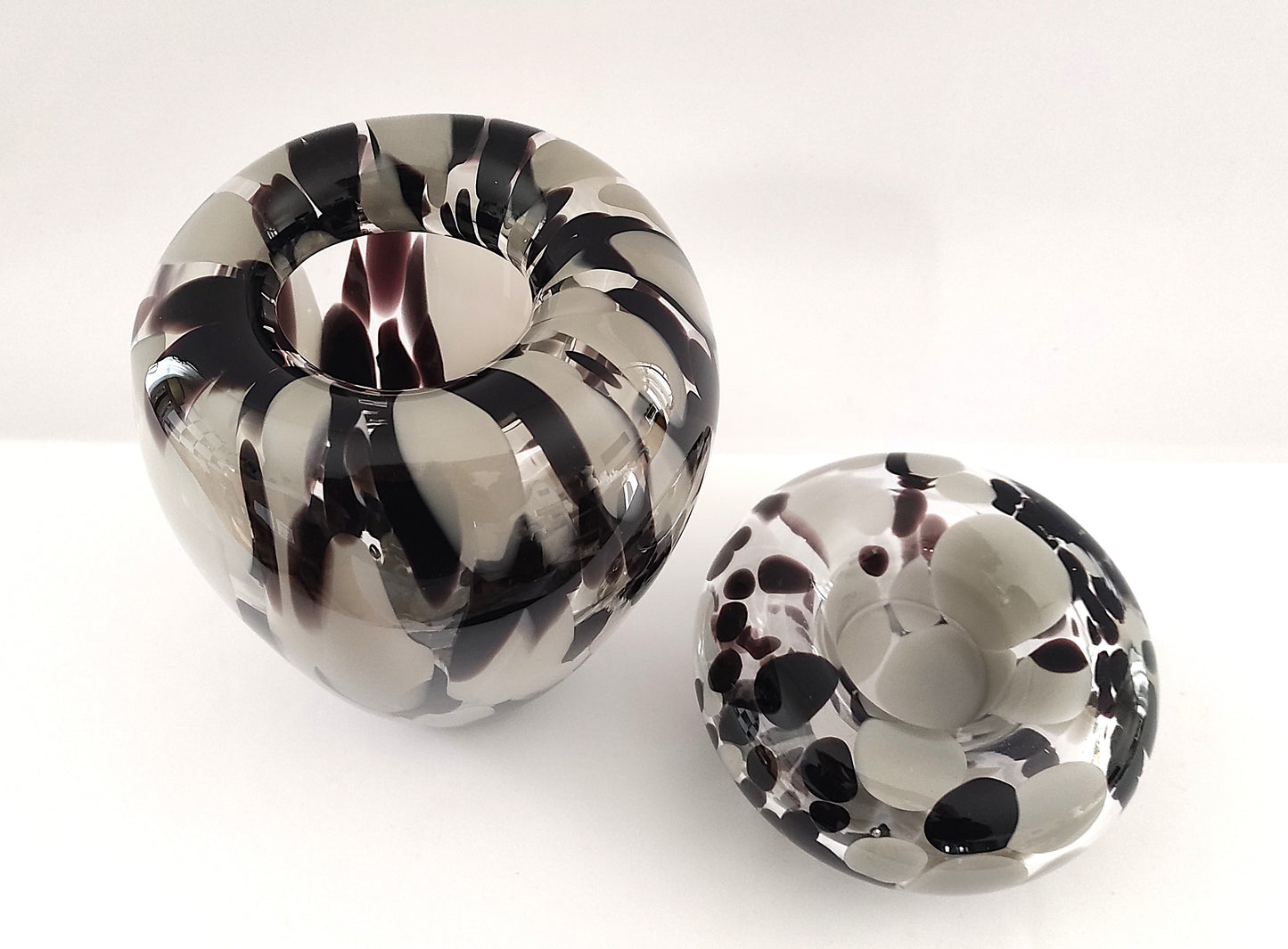 Photophore en verre soufflé