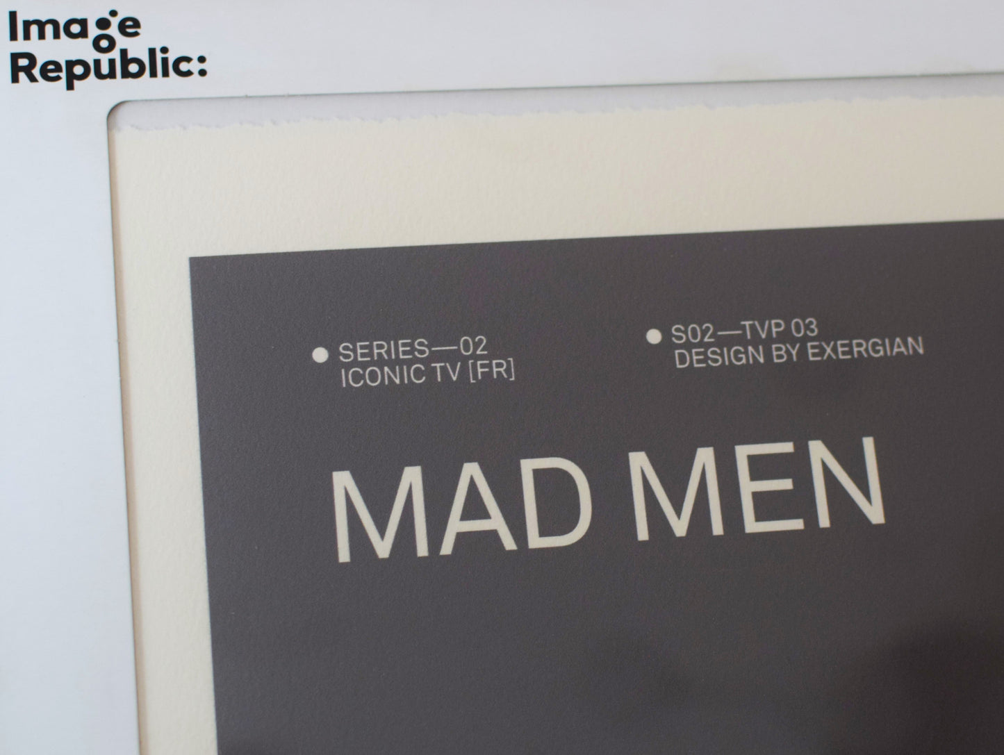 Affiche inspirée de la série "Mad Men"