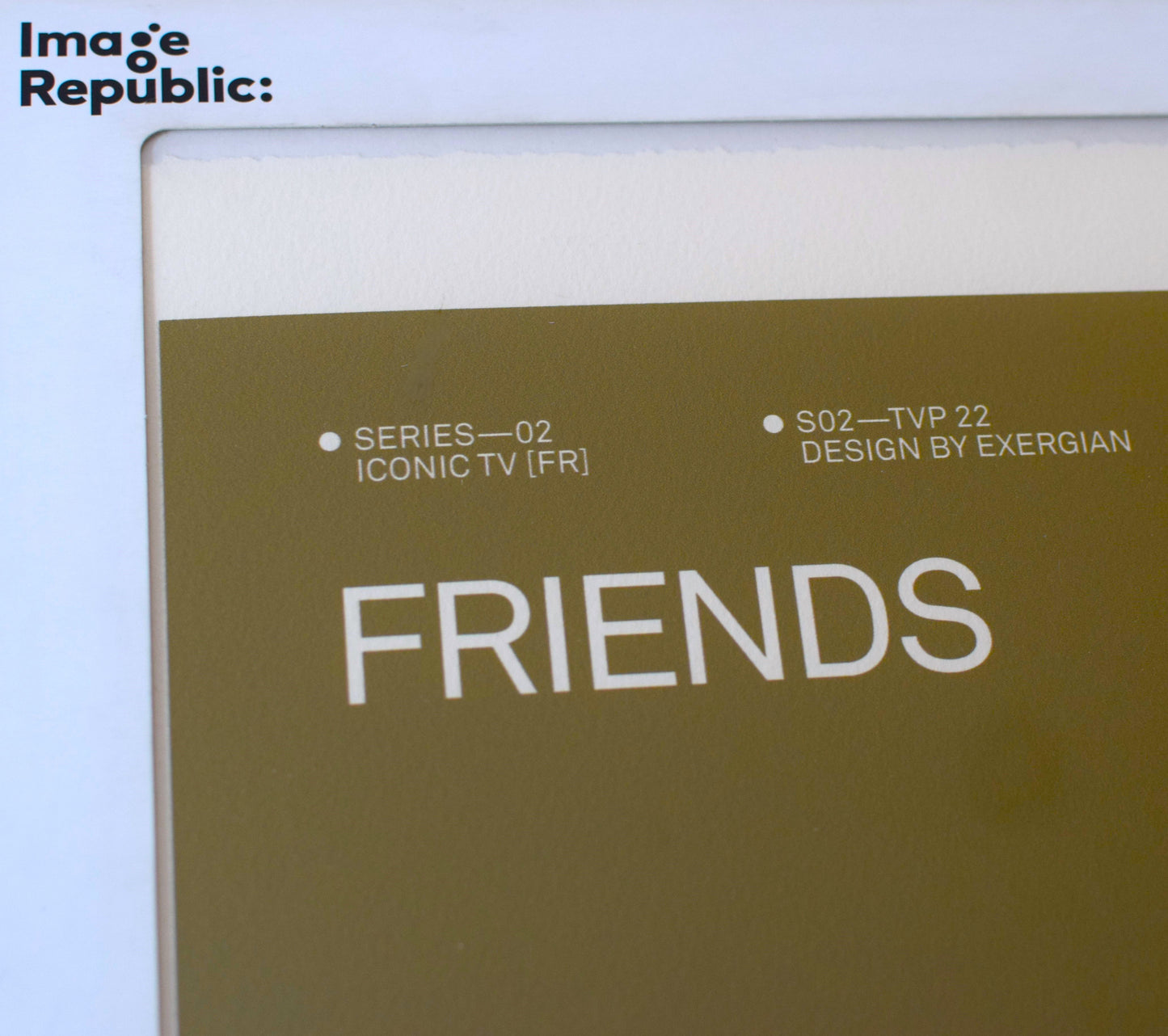 Affiche inspirée de la série "Friends"