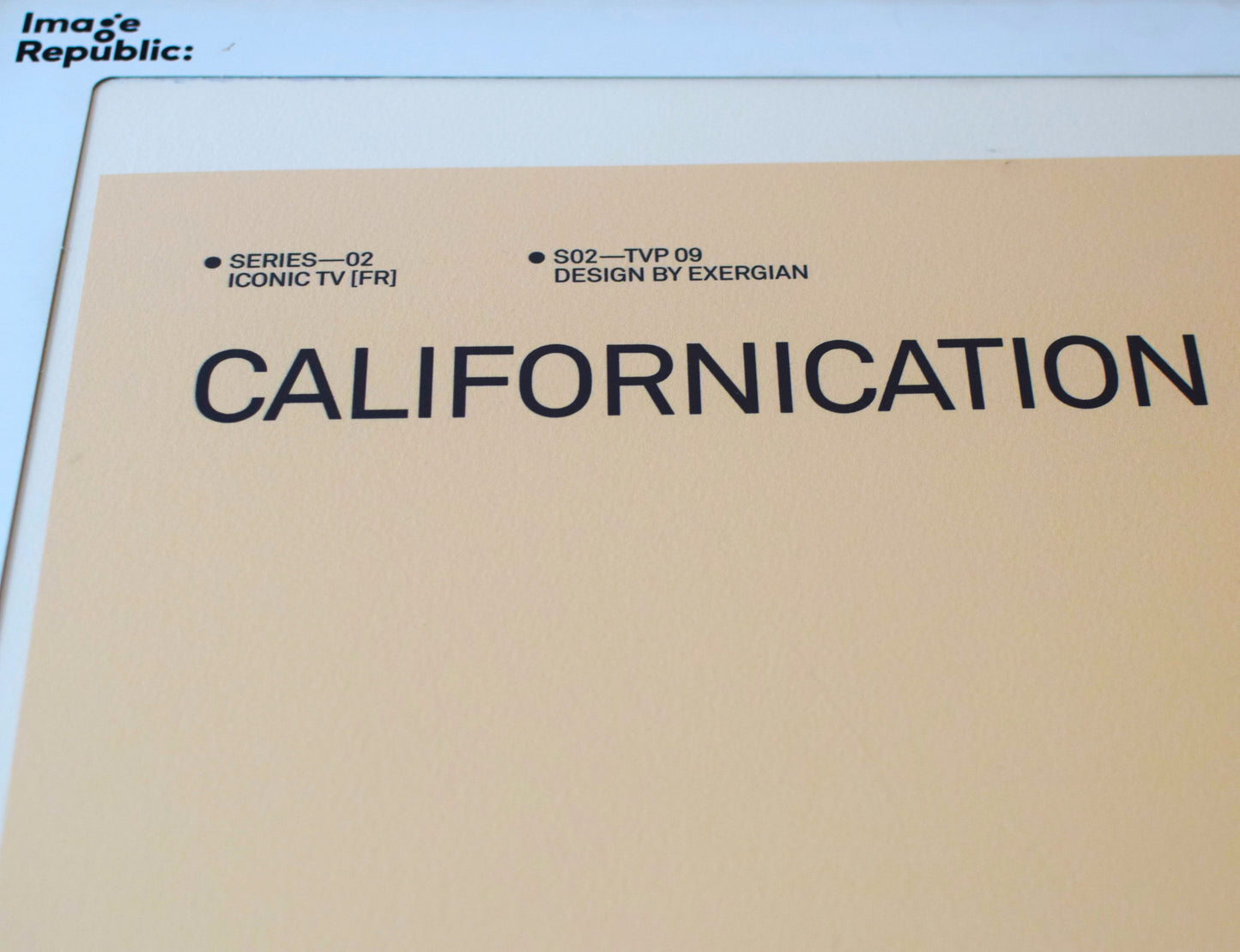 Affiche inspirée de la série "Californication"