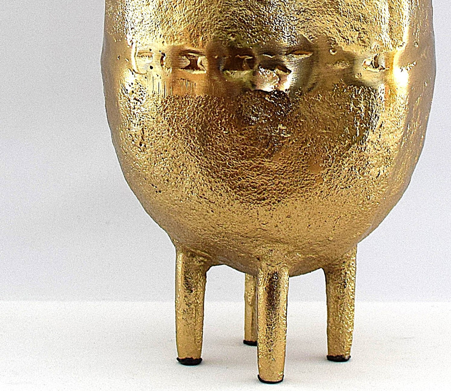 Vase déco doré grand & oblong