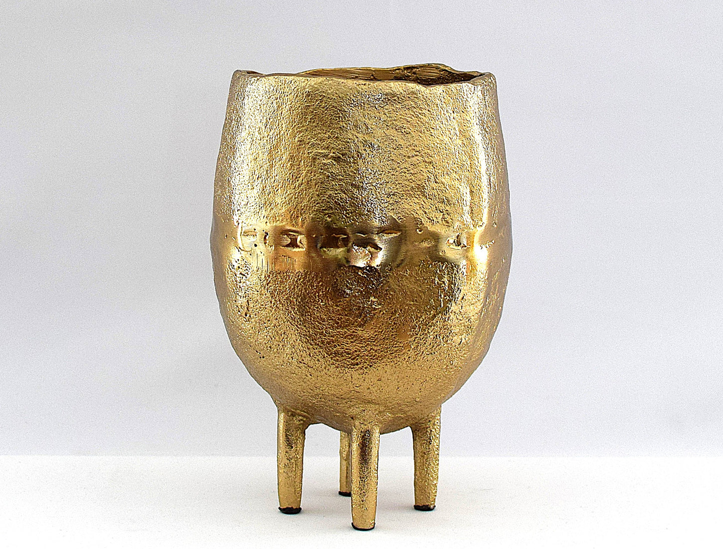 Vase déco doré grand & oblong