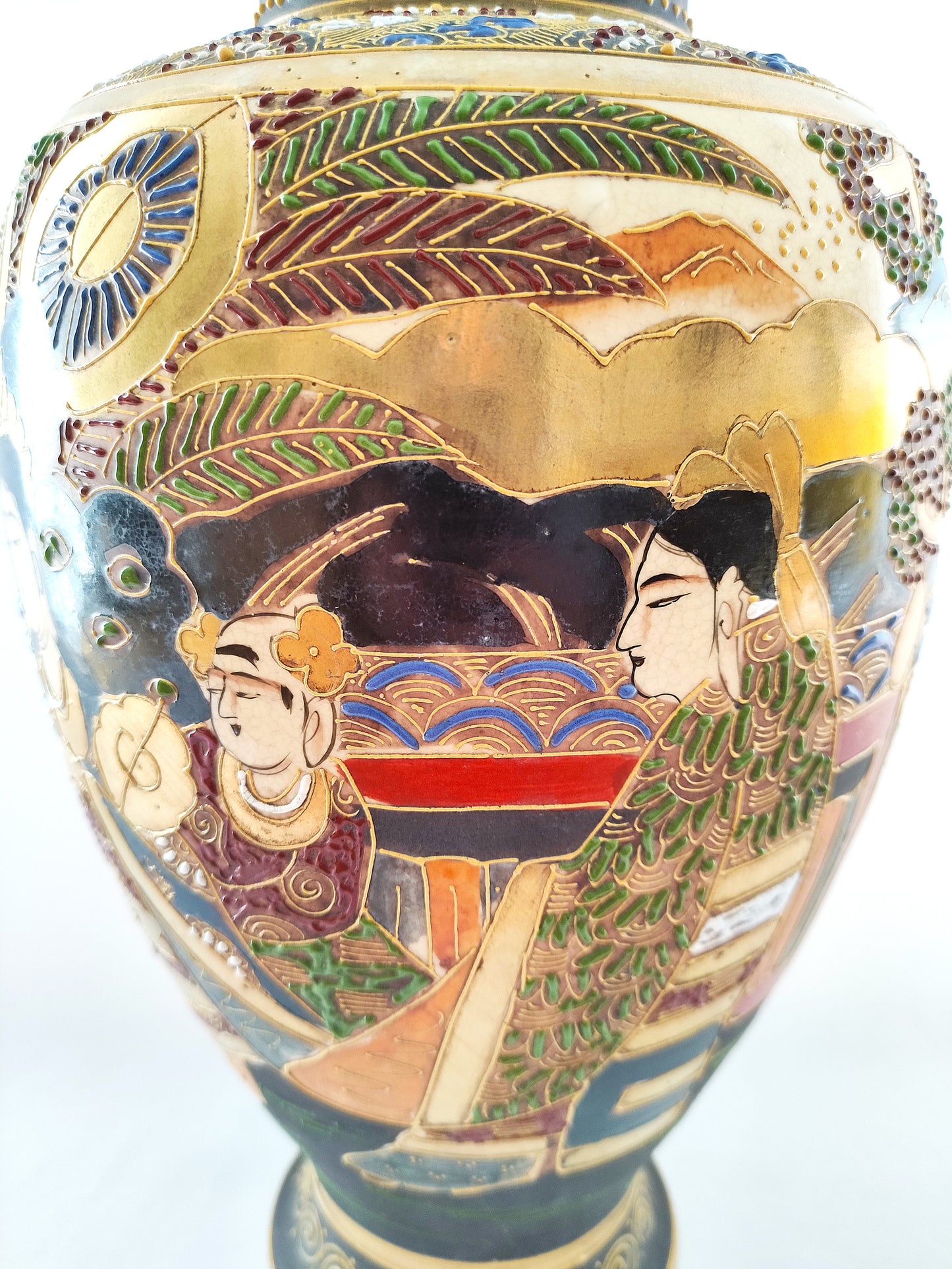 Vase japonais peint à la main