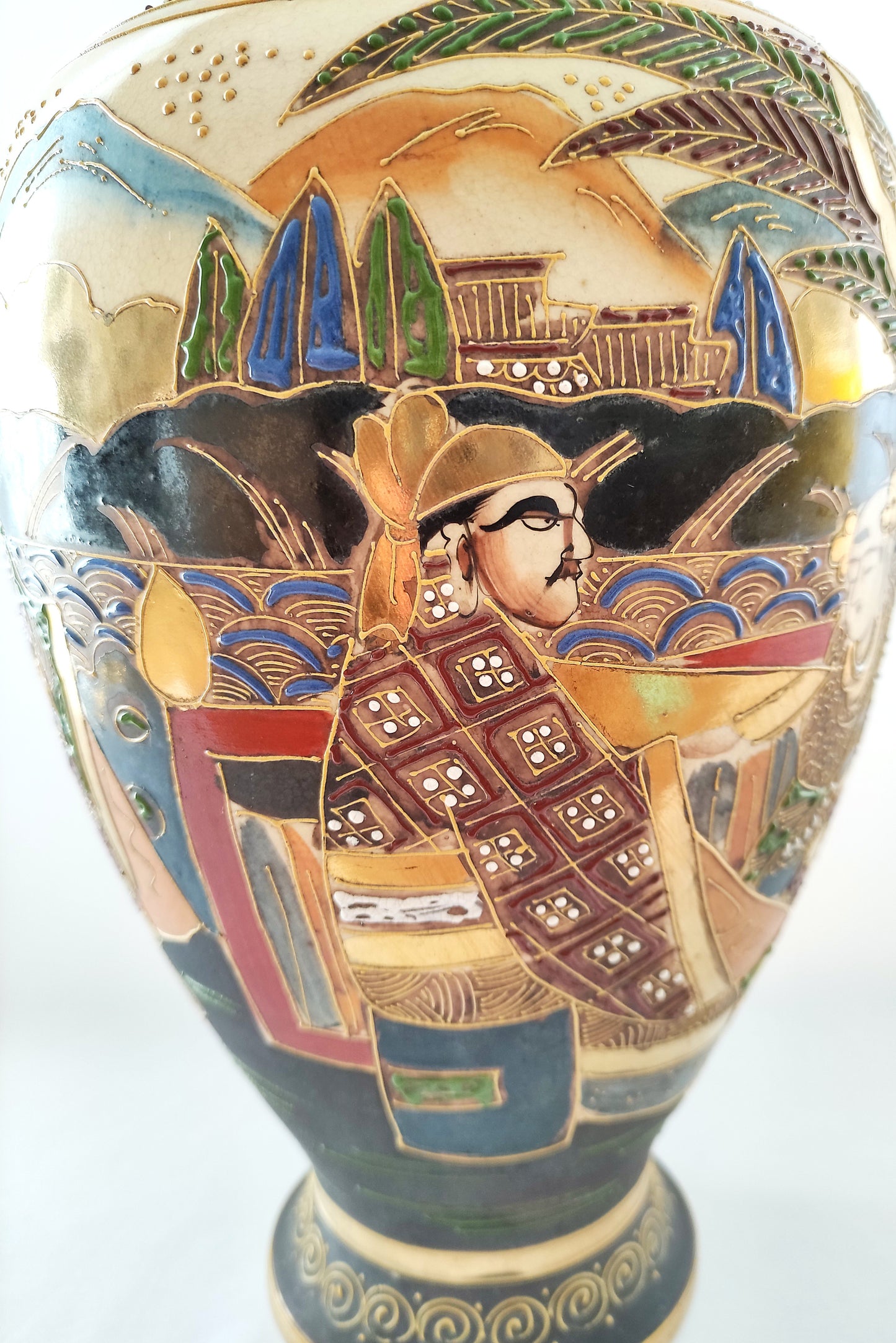 Vase japonais peint à la main
