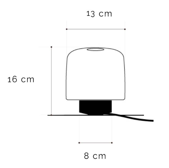Lampe tressée