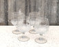 Verres à cognac ciselés