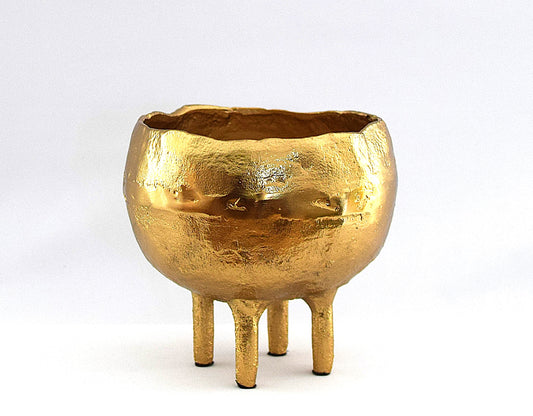 Vase déco doré petit & rond