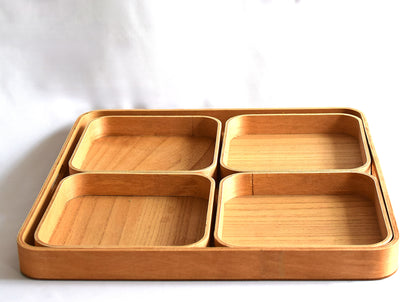 Grand plateau et ses 4 petits