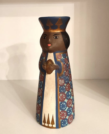 Rois mages en terre cuite