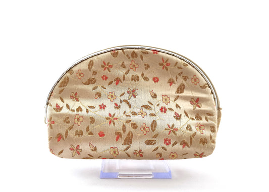 Porte-monnaie en soie fleurie