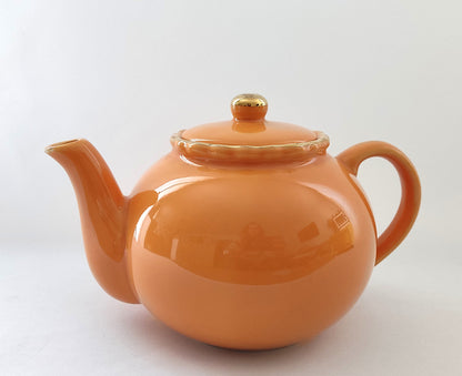 Théière rétro orange