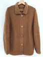Gilet beige grosses mailles