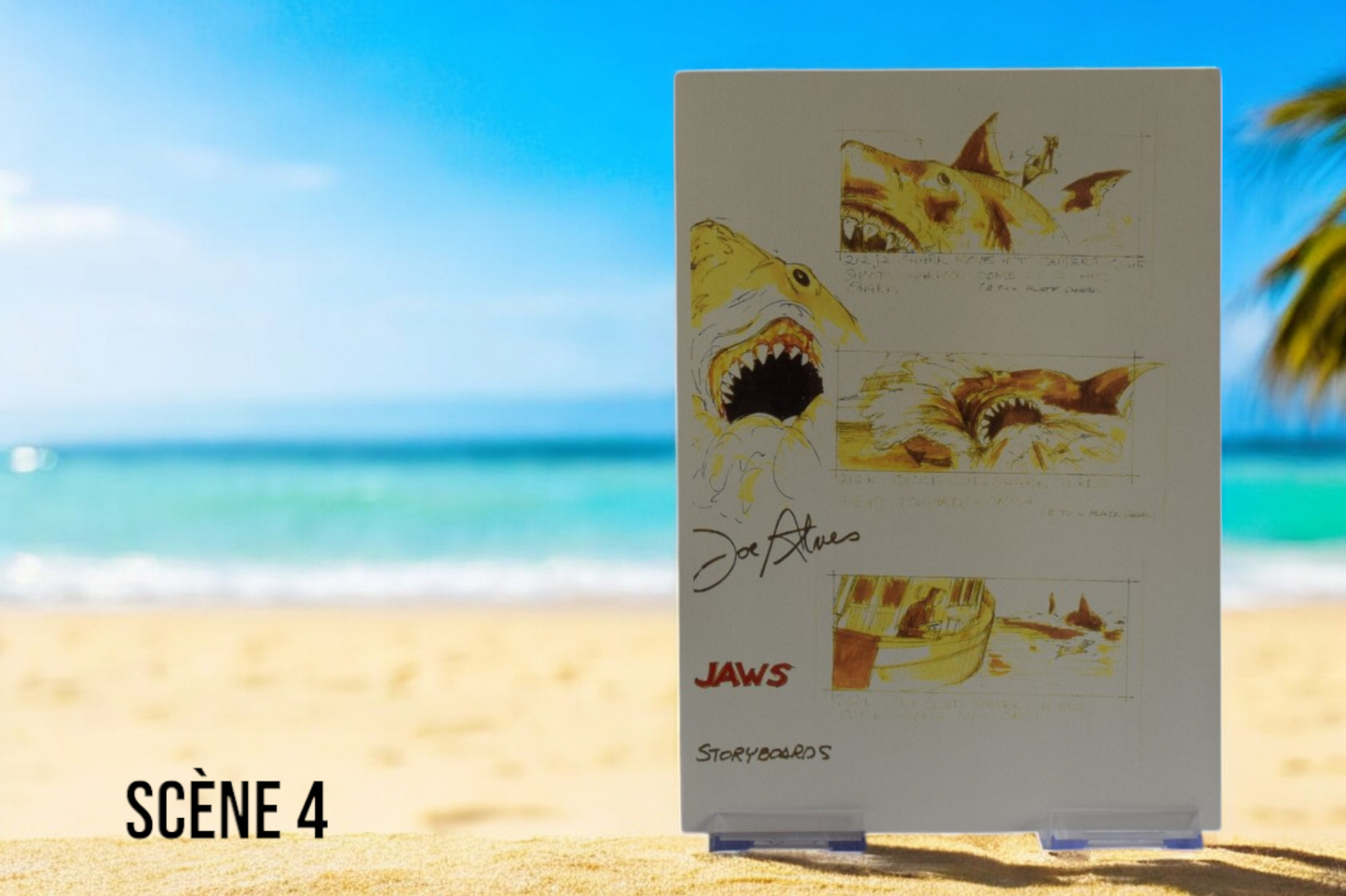 Requins en storyboard