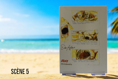 Requins en storyboard